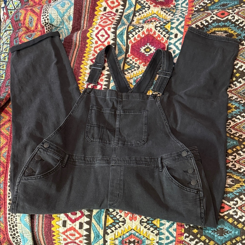 Sonoma Women’s Black Denim Jumpsuit Overalls XL